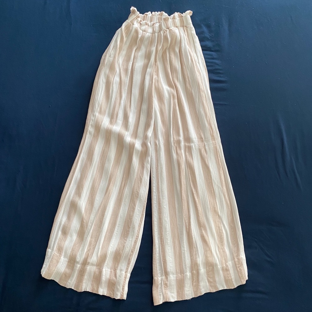American eagle striped flowy pants